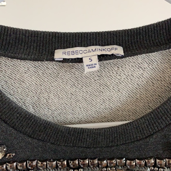 Rebecca Minkoff Sweatshirt with Beaded Chest - Picture 5 of 5